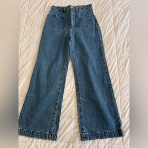 ROLLA'S Blue Wide-Leg Jeans